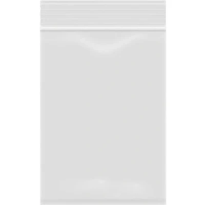 Imagen de 1000 bolsas de plástico con cierre cremallera transparente (6 x 8 cm)