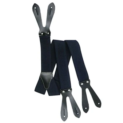 Imagen de Olata Tirantes Unisex En Forma De Y con Botones 3.5 cm. Azul Marino