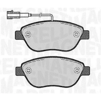 Imagen de MAGNETI MARELLI 363916060221 Juego de pastillas freno con sensor desgaste incorporado FIAT: Grande Punto Hatchback, Doblo II Furgón / Familiar