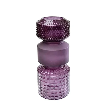Imagen de Kare jarrón de diseño Marvelous Duo, Lila, florero, Decorativo, Recipiente para Flores, Mesa, 42 cm