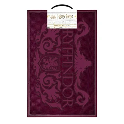 Imagen de Harry Potter Felpudo para Puerta (diseño de Gryffindor) 40 x 60 cm, Alfombrilla Goma, Regalos Mujeres, Hombres, Producto Oficial