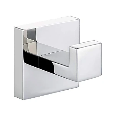 Imagen de Turs sus 304 acero inoxidable capa gancho toalla albornoz ropa para baño cocina garaje resistente montado en la pared, acabado pulido, K7001P