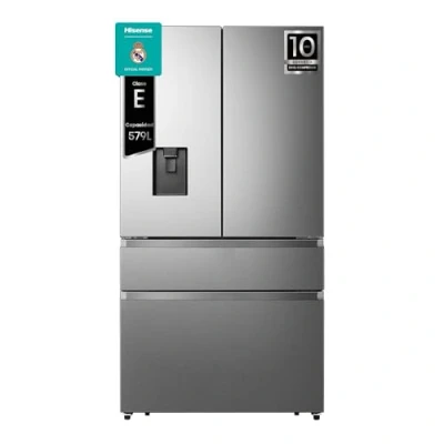 Imagen de Frigorífico americano Hisense RF749N4SWSE, No Frost, 178.5 cm, 579 l, Función WiFi, Inox