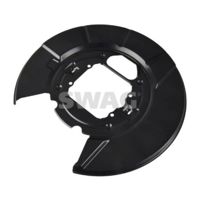 Imagen de SWAG 33 10 6644 Chapa Protectora de Disco Freno Eje trasero, derecha BMW: X5