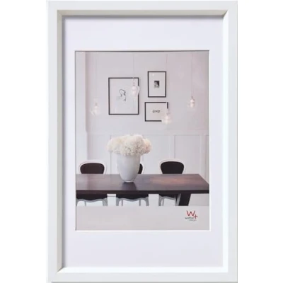 Imagen de Walther Design ES045W Steel Style, Marco De Plástico, 30x45 cm, Blanco