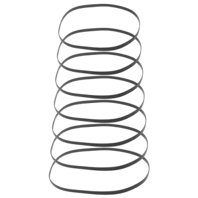 Imagen de LT Easiyl 100 correas de goma para grabador 4 mm ancho, 40 135 mm, mezcla cinta casete plana, reparación cinta, correa surtida grabadora, Walkman, repetidor, unidad DVD