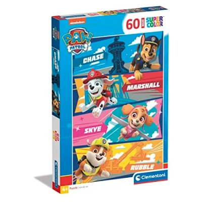 Imagen de Clementoni Puzzle Infantil 60 Piezas Maxi Grandes Paw Patrol, Patrulla Canina Desde 4 años (26592)