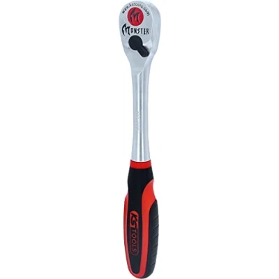 Imagen de KS TOOLS 935.1290 Chicharra reversible 100 12,5 (1/2&quot;) 275 Acero cromo vanadio