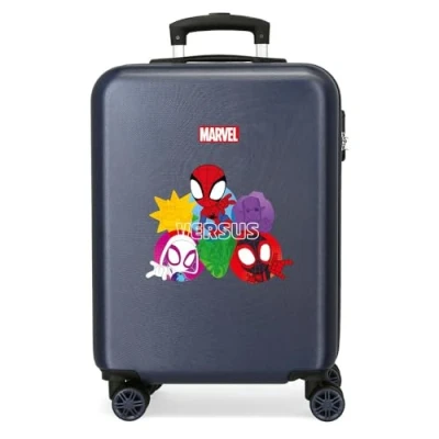 Imagen de Joumma Marvel Spidey Versus Maleta de Cabina Azul 38x55x20 cms Rígida ABS Cierre combinación Lateral 35L 2 kgs 4 Ruedas Dobles Equipaje Mano