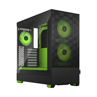 Imagen de Fractal Design Pop Air RGB Green Core Tempered Glass Clear Tint