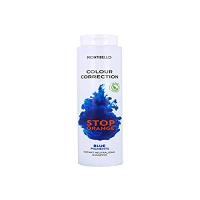 Imagen de Montibello Colour Correction Stop Orange Champú (Neutralizador+Pigmento Azul), 300 ml (Paquete de 1), grams, mililitro, 1