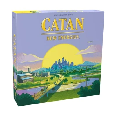 Imagen de CATAN Juego de mesa New Energies Recursos y estrategia sostenibles, clásico con un toque moderno. familiar para niños adultos, a partir 12 años, 3 4 jugadores, 90 minutos tiempo