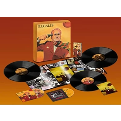 Imagen de Ilegales Box Vinilos (3 LP + 2 CD) Cassette Tarjeta Firmada