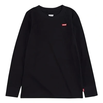 Imagen de Levi&#039;s Lvb L/S Batwing Chesthit tee Camiseta, Black, 2 años para Niños