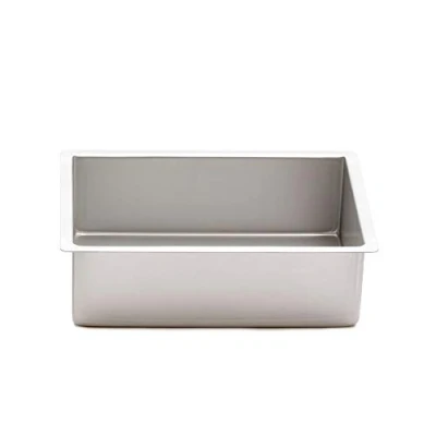 Imagen de DECORA 0062645 Molde PROFESIONALE ANODIZADO Rectangular CM 30X40X10 H, Aluminio, Plateado, 30X40XH10CM