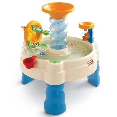 Imagen de Little Tikes Spiralin’ Seas Mesa con Parque Acuático Juguete Para Exteriores, Fomenta el Juego Activo e Imaginativo, Incluye 5 Pelotas y una Taza, Niños de 24 Meses a 6+ Años