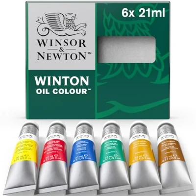 Imagen de Winsor &amp; Newton Winton Set de 6 tubos 21 ml óleo