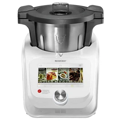 Imagen de Unbekannt SilverCrest Monsieur Cuisine Connect Robot de cocina con accesorios estándar Weiß