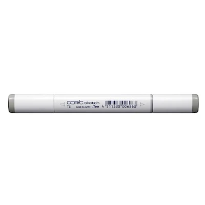 Imagen de COPIC Sketch T 5, Tóner Gris n.º Rotulador Doble con Punta Mediana y Pincel