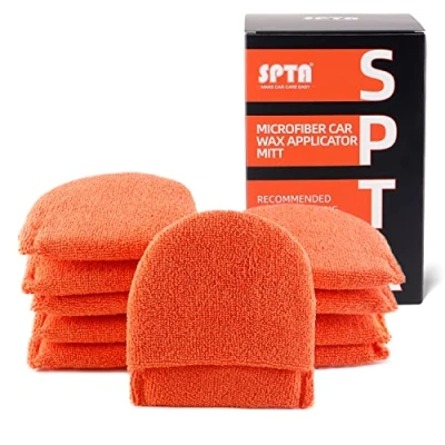 Imagen de SPTA 10 Unids 125mm Pulido Esponja Almohadillas de Coche con Cera Aplicador Cera,