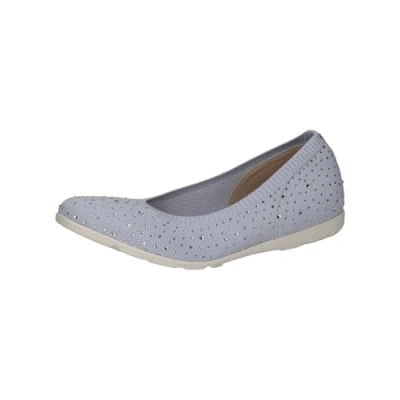Imagen de CAPRICE 9 22107 42, Zapatos Tipo Ballet Mujer, Tejido Azul Claro, 38 EU