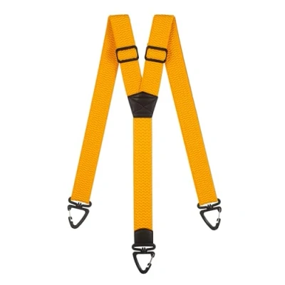 Imagen de Olata Tirantes Resistentes En Forma De Y Con Clips Mosquetón Plástico 4 cm. Amarillo