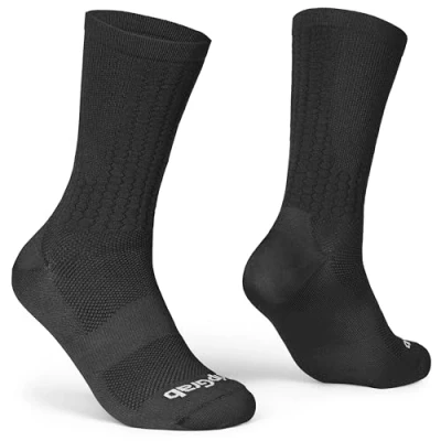 Imagen de GripGrab FastStream Aero Calcetines de Ciclismo Ajustados Alto Rendimiento Largos Verano Continuación Aerodinámica, Negro , 44 47