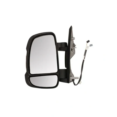Imagen de Espejo retrovisor Magneti Marelli 350315027770 izquierda negro rugoso manual brazo corto de espejo, con sensor temperatura, convexo para vehíc.
