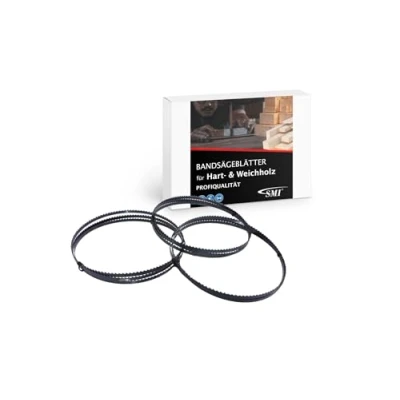 Imagen de SMI Juego de 3 hojas sierra cinta para madera (1400 x 6 0,65 mm, dientes por ejemplo, Scheppach HBS30)