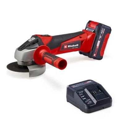 Imagen de Einhell Amoladora angular con batería TC AG 18/115 Li Power X Change (18 V, 115 mm de diámetro disco, 28 profundidad corte, arranque suave, incl. 1 4,0 Ah y cargador)
