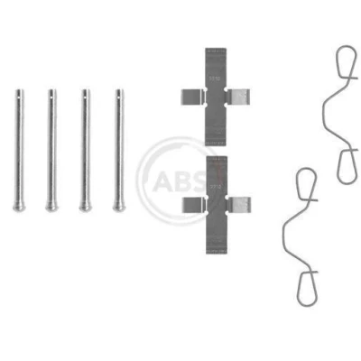 Imagen de A.B.S. 0982Q Kit de accesorios, pastillas frenos CITROËN: Saxo Hatchback, VOLKSWAGEN: Passat B2 Hatchback