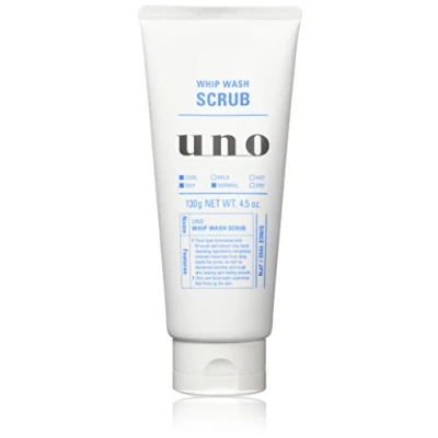 Imagen de Shiseido UNO whip Wash Scrub Cleanser 130g by