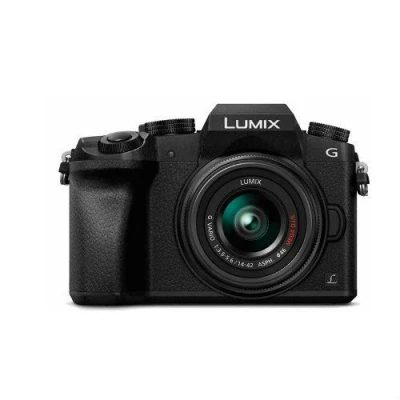 Imagen de Panasonic Lumix DMC G7KEC Cámara EVIL de 16 MP, Pantalla 3&quot;, Grabación Vídeo en 4K, Wi Fi, RAW, Cuerpo Ergonómico, Kit con Objetivo Vario 14 42 mm/F3.5 5.6, Color Negro