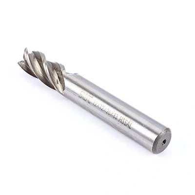 Imagen de Broca para enrutador CNC, Fresa de extremo vástago recto CNC HSS fresado 4/6/8/10/12 mm, centro procesamiento datos tallada (12 mm)