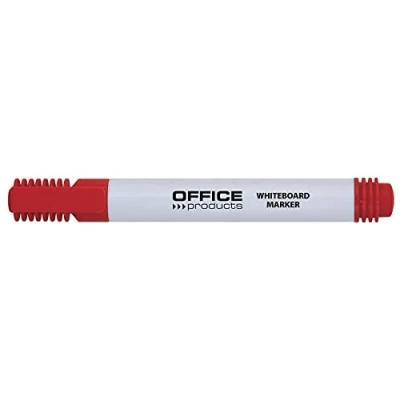 Imagen de OFFICE PRODUCTS Rotuladores para pizarra blanca, punta redonda, 1 3 mm de ancho trazo/rojo/borrable en seco/tinta no tóxica a base alcohol sin xsileno ni tolueno, unidad