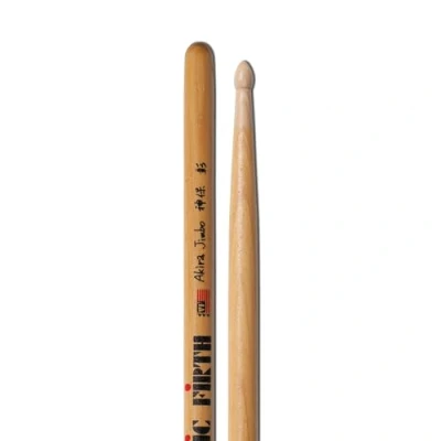 Imagen de Vic FIrth Baquetas de la serie Signature Akira Jimbo. Punta Madera