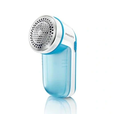 Imagen de Quitapelusas Philips GC026/00, Rejilla con 3 tamaños diferentes, 8800 Rotaciones por minuto, Azul y blanco