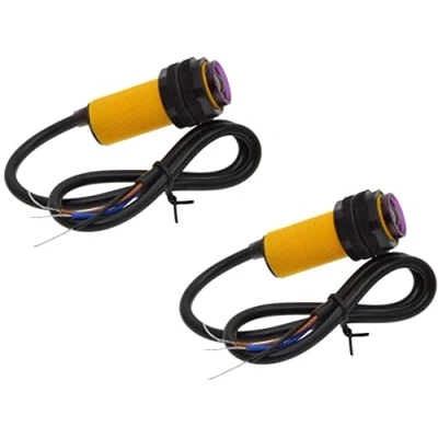 Imagen de TECNOIOT 2 uds E18 D80NK Interruptor de proximidad con Sensor fotoeléctrico para Evitar obstáculos Infrarrojos