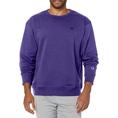 Imagen de Champion Powerblend Sudadera polar para hombres Púrpura Large