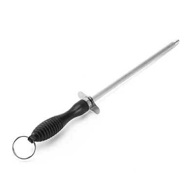 Imagen de Afilador de acero, MATG Master Class ovalado Afilado varilla acero Palo Carnicero Herramienta Hone Bar cuchillos cuchilla cocina