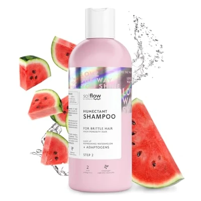 Imagen de So!Flow Shampoo de Rescate para Cabello Alta Porosidad Fortalece y Repara Cabellos Quebradizos Enriquecido con Centella Asiática Proteína Soja