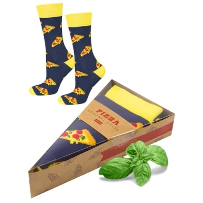 Imagen de soxo Fast Food Calcetines Mujer Divertidos Regalos Para Hombre Originales Regalo Colores 35 40 Pizza 1 Par