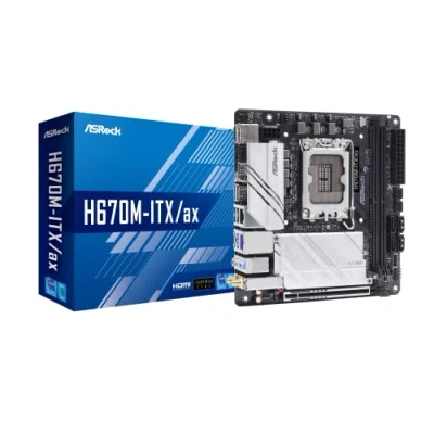Imagen de Asrock H670M ITX/AX 1700 Socket 2 DDR4