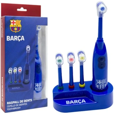 Imagen de Cepillo de Dientes Barcelona FC Eléctrico Automático con 4 Cabezales Intercambiables Producto Oficial