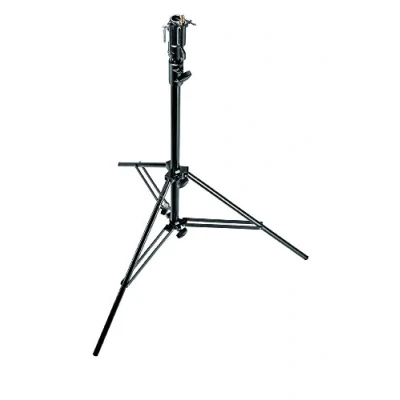Imagen de Manfrotto 008BU tripode 1 Pata(s) Negro Trípode (15 kg, Pata(s), 2,12 m, Negro, Aluminio, 4,2 kg)