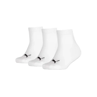 Imagen de PUMA Quarter Recycled Cotton Calcetín, Blanco, 27 30 (Pack de 3) Unisex niños