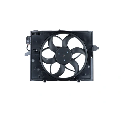 Imagen de NRF 47212 Ventilador de radiador 490 12 400 con bastidor (armazón), Motor sin escobillas unidad control