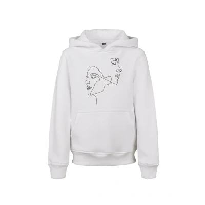 Imagen de Mister Tee ONE LINE FIT Jersey con capucha para niños, Talla: 11 12a, White
