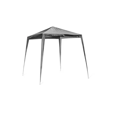 Imagen de Hersig Carpa Desmontable Impermeable Gris 2x2m Cenador Gazebo para Patio, Terraza, Jardin