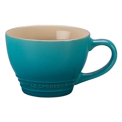Imagen de Le Creuset Taza desayuno de cerámica gres, 400 ml, Caribe, 70304401700002